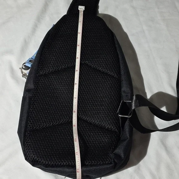 New! Astronaut With Guitar Rocket Black Sling Bag Backpack Kids Cartoon Fun - Picture 9 of 10